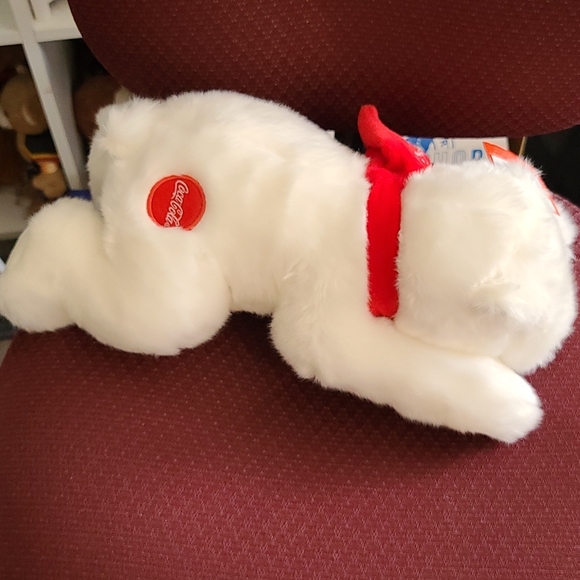 Coca Cola Plush polar bear, new stuffed toy - Picture 4 of 8